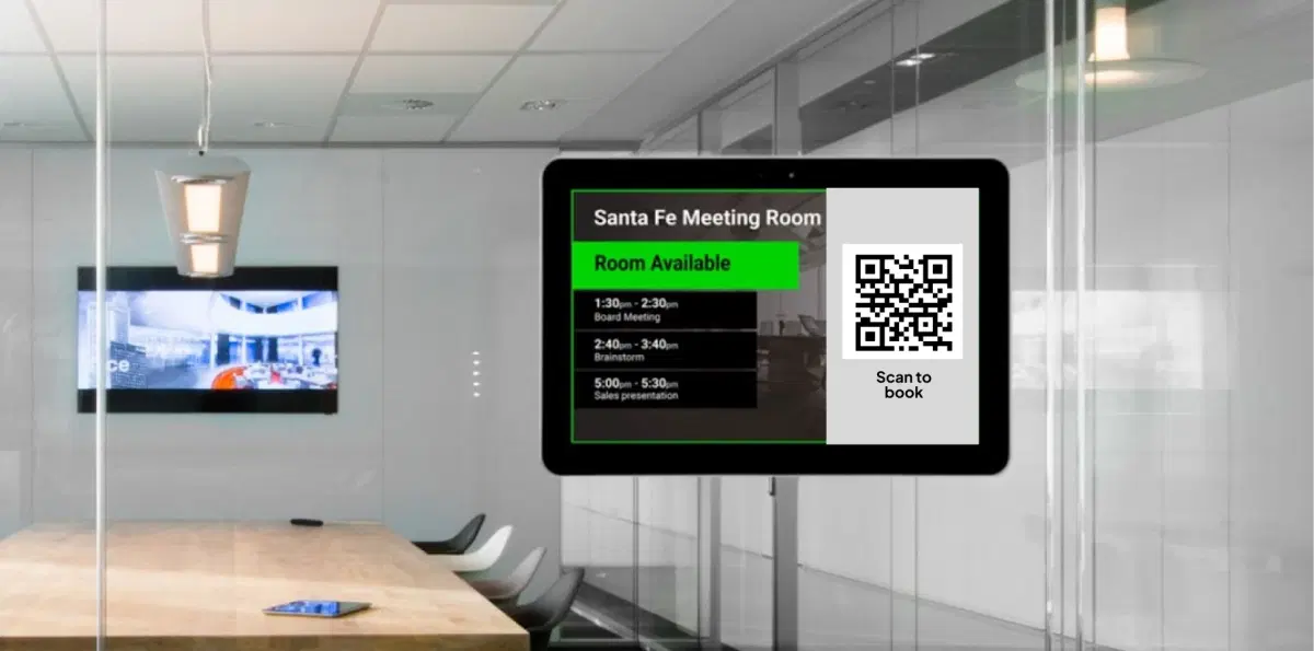 Co-working spaces using digital meeting room calendars Co-working spaces using digital meeting room calendars