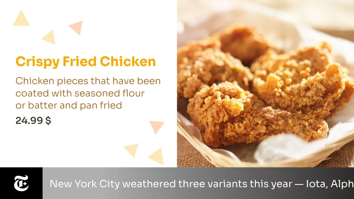 Digital menu board app