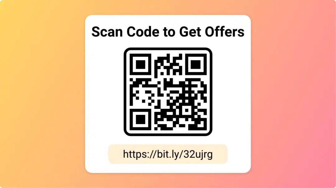 QR code app display style 2
