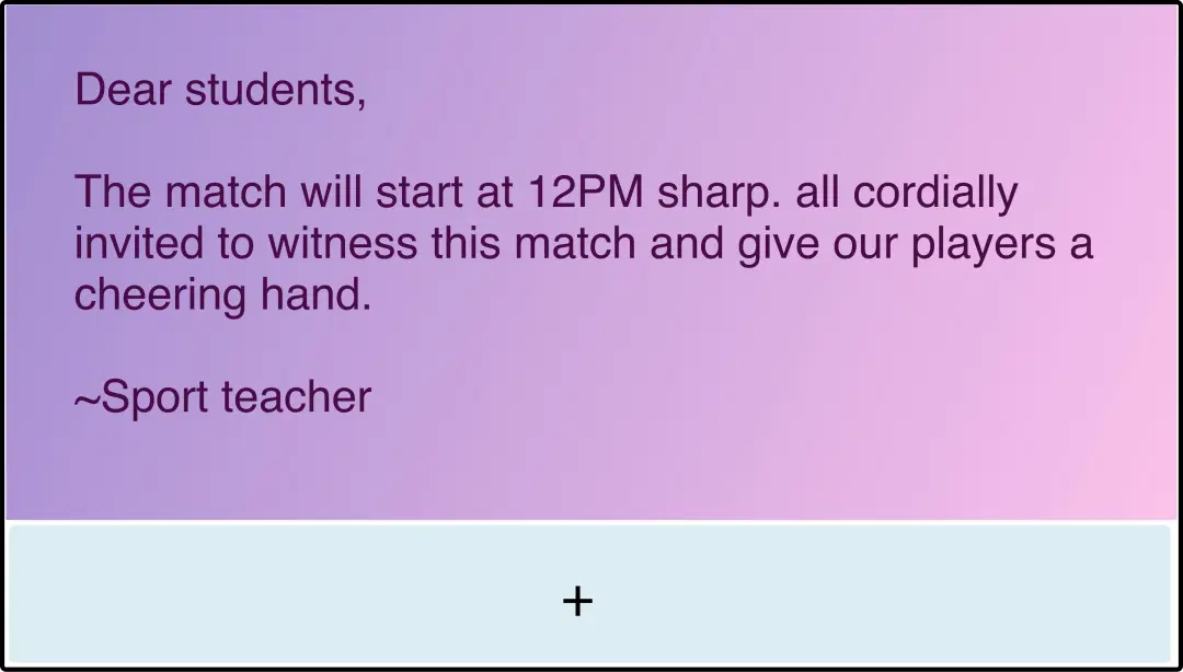 Step 2: Digital signage software interface showing composition window with Twitter app feed being displayed on the right