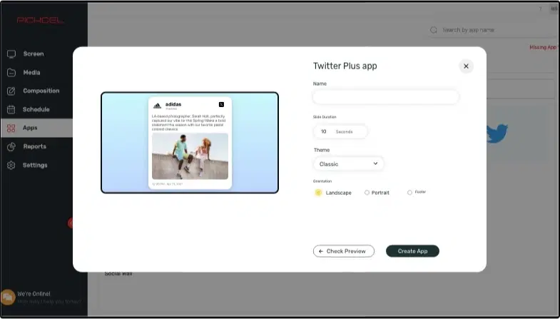 Step 1: Configure the app from the app store
