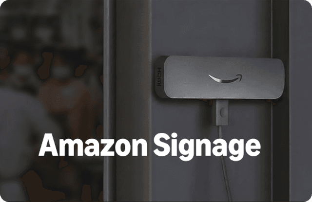 Amazon Signage Stick