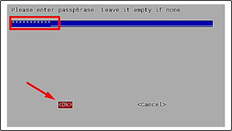 Raspberry Pi Configuration - Password Entry