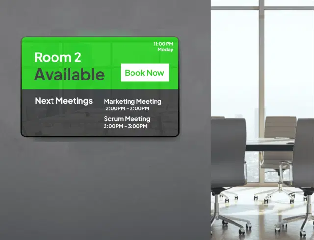 Room Booking Display