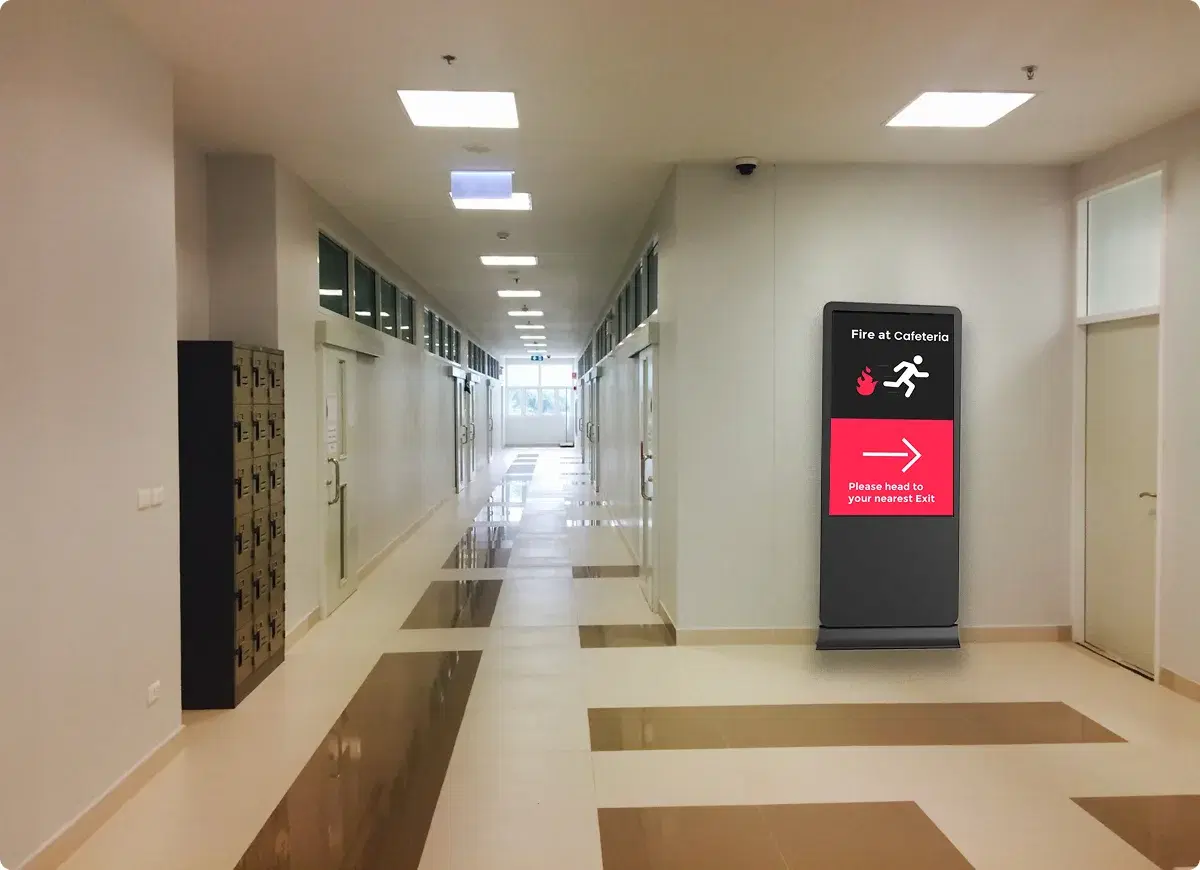 Campus announcements and safety alerts