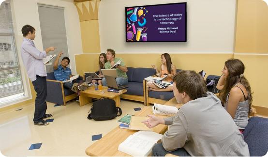 Dormitories & Hostels digital signage