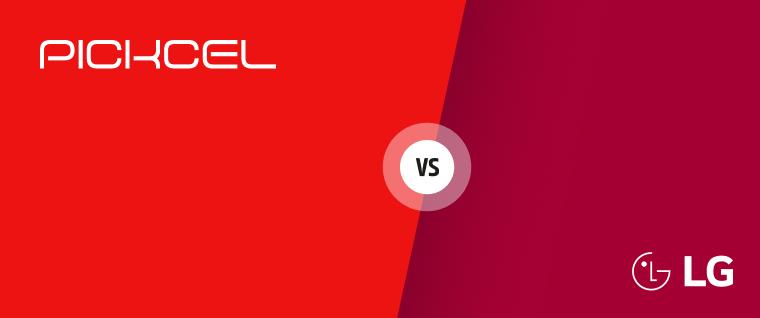 Pickcel CMS vs. LG SuperSign