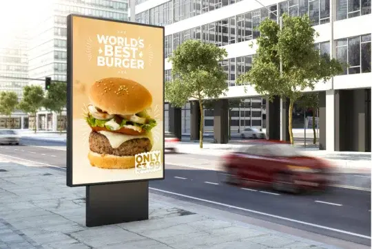 DOOH digital signage in public spaces