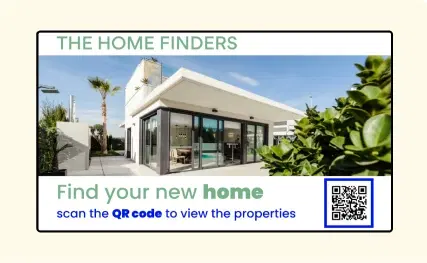 QR code solution display