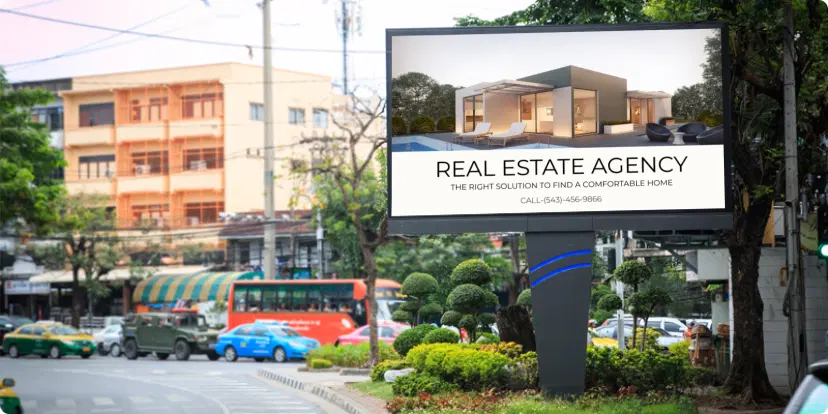 Outdoor digital billboard