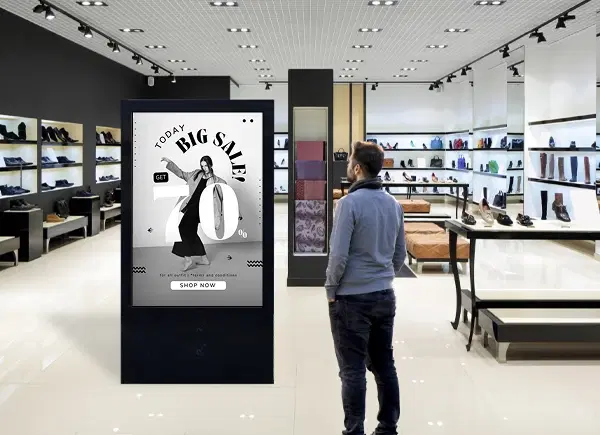 Retail stores digital signage