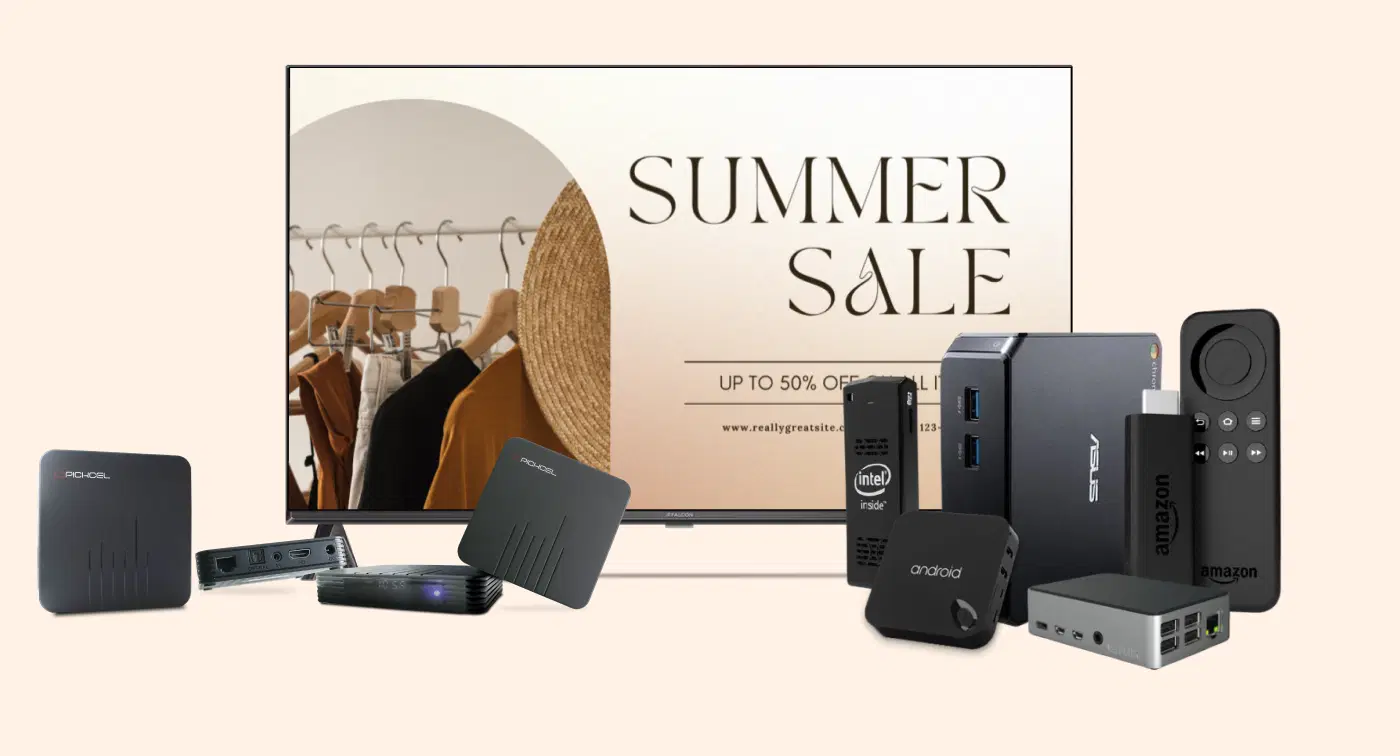 Hardware-agnostic digital signage platforms TCO