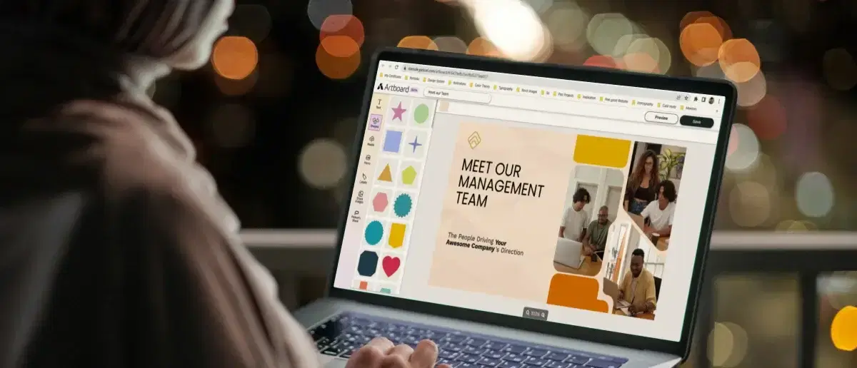 Pickcel Artboard Design Tool