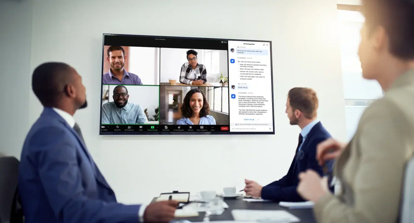 Zoom Meeting Digital Signage