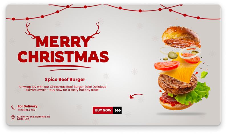 Elegant cafe digital menu board design with coffee and pastry sections