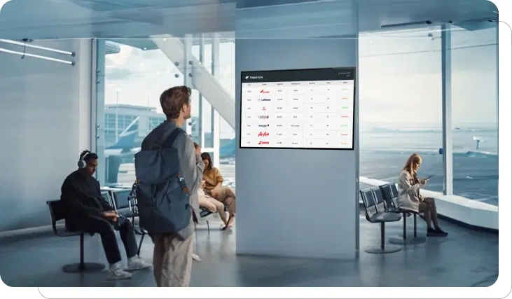 Flight schedule on-the-go