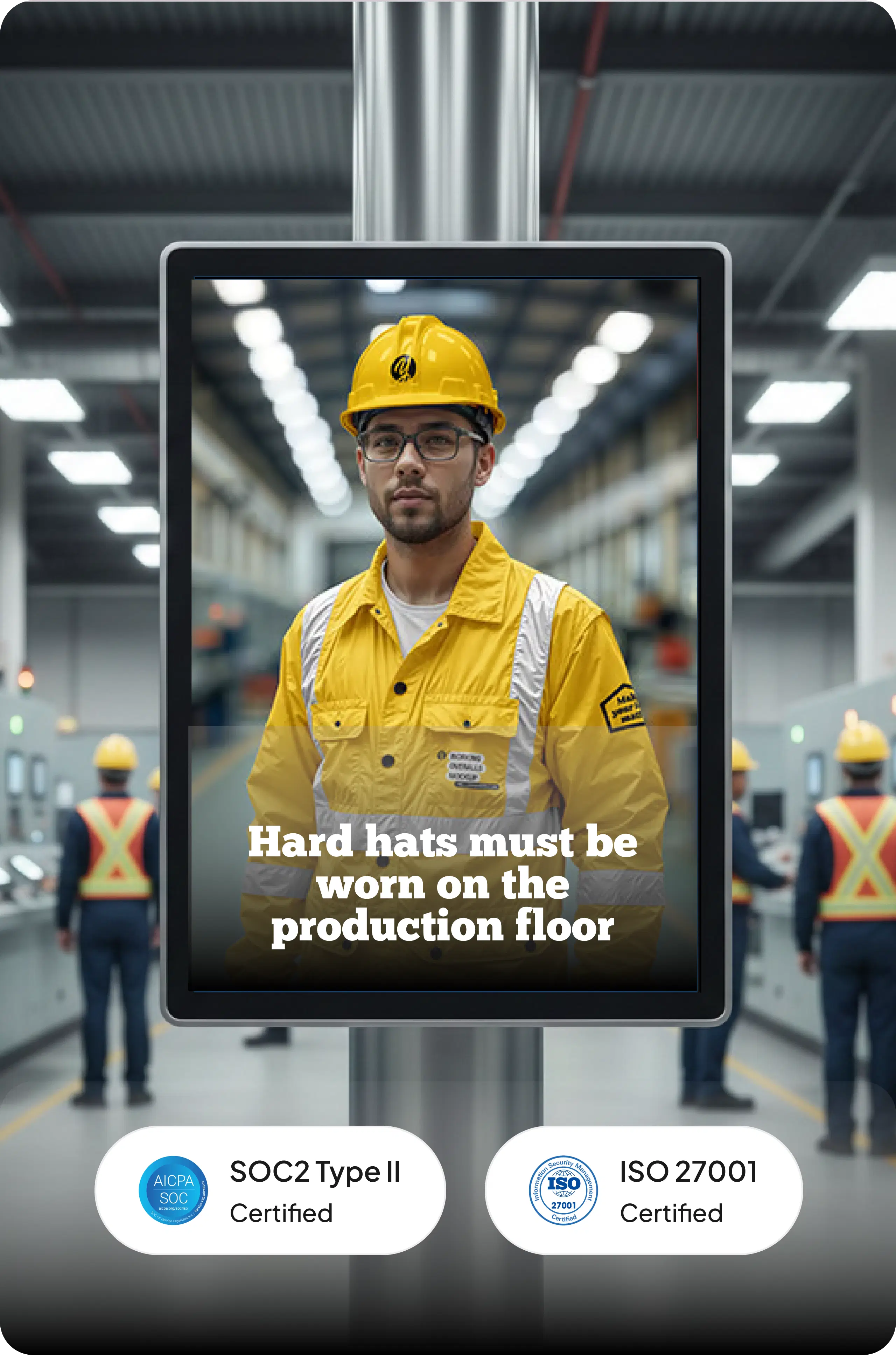 On-premise digital signage benefits for regulated industries