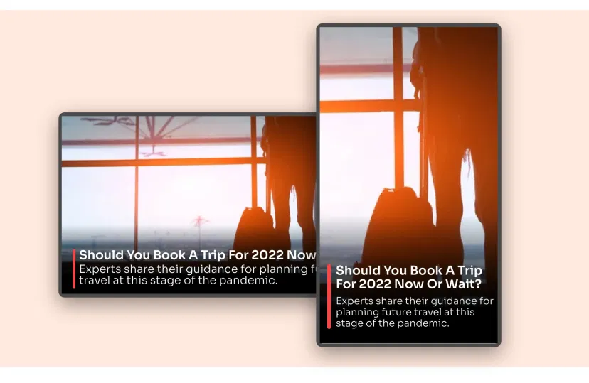 Show HuffPost news in any layout screenshot