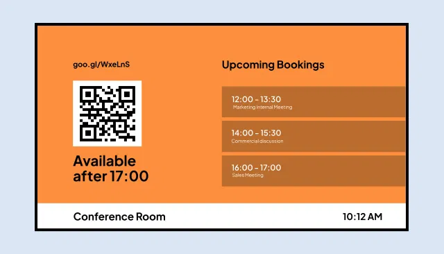 Meetings Calendar preview