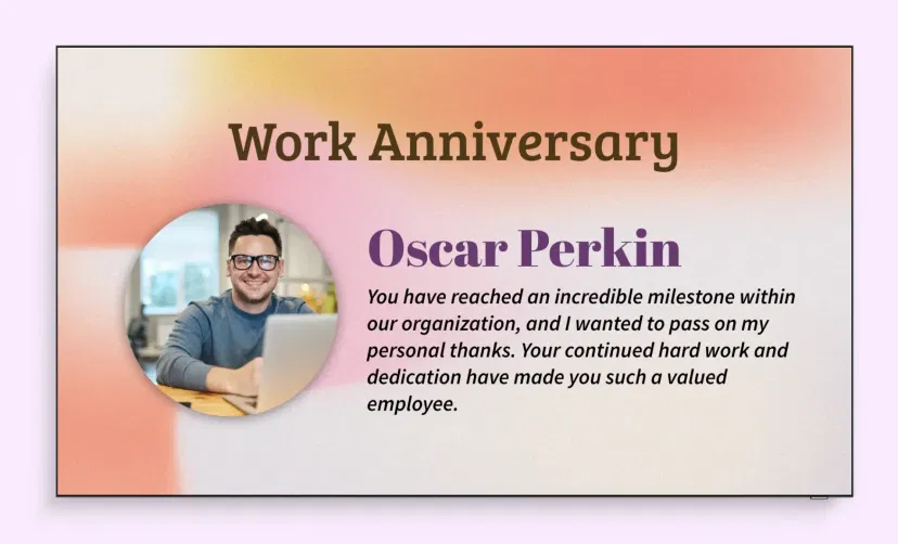 People Space App having option to edit style and aesthetics of message to display on Digital Screen