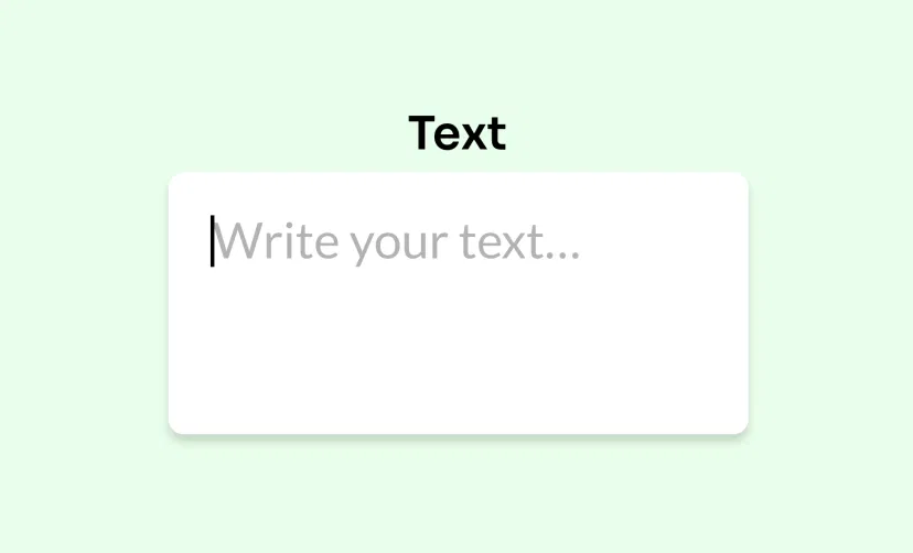 Text Board app interface showing easy text input feature
