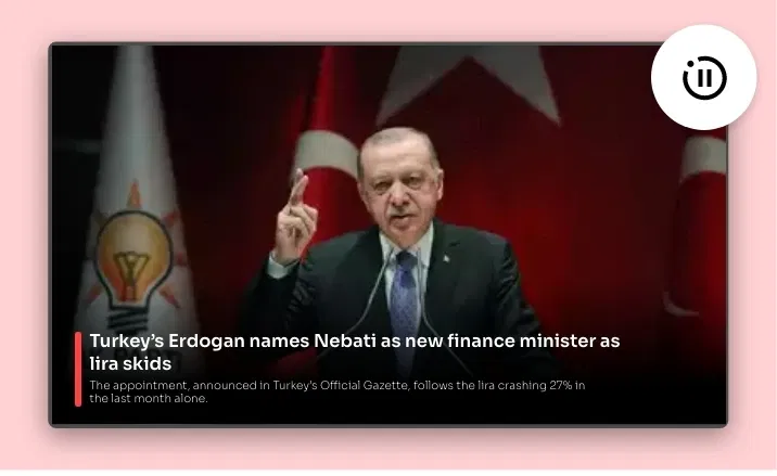 TOI news app interface with customizable themes and animation effects