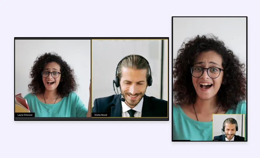 Responsive design screenshot