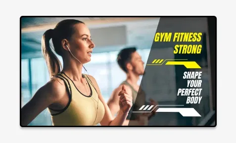 Pre-recorded workouts and fitness tips