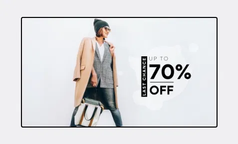 Commercial broadcasting display