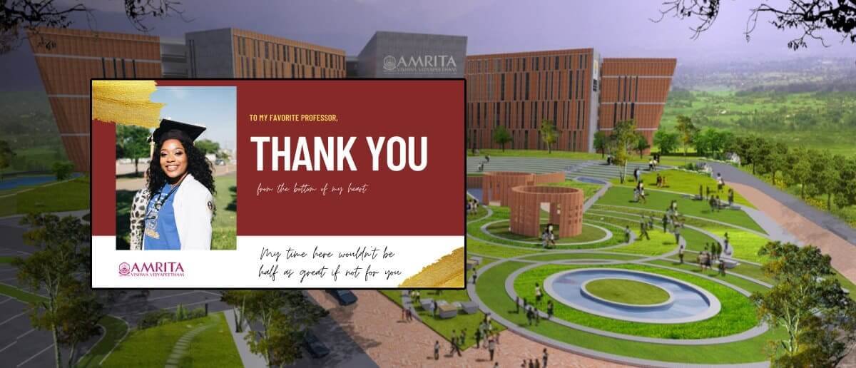 Campus digital signage at Amrita University showcasing announcements and information powered by Pickcel