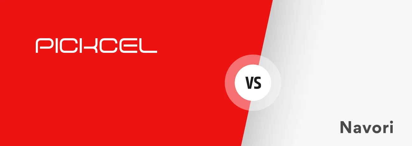 Pickcel vs Navori CMS banner Pickcel vs Navori CMS banner