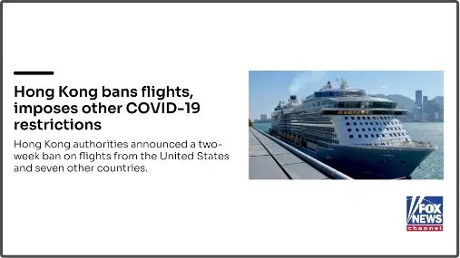 digital signage Fox News app layout preview showing news topic image on the right and text placed at the left digital signage Fox News app layout preview showing news topic image on the right and text placed at the left