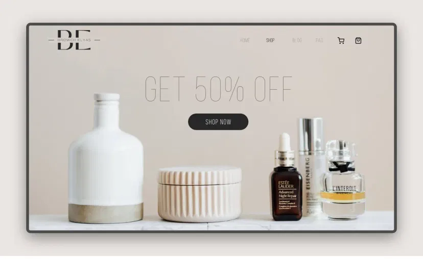 Web url app interface showing preview of a website on digital signage screen Web url app interface showing preview of a website on digital signage screen