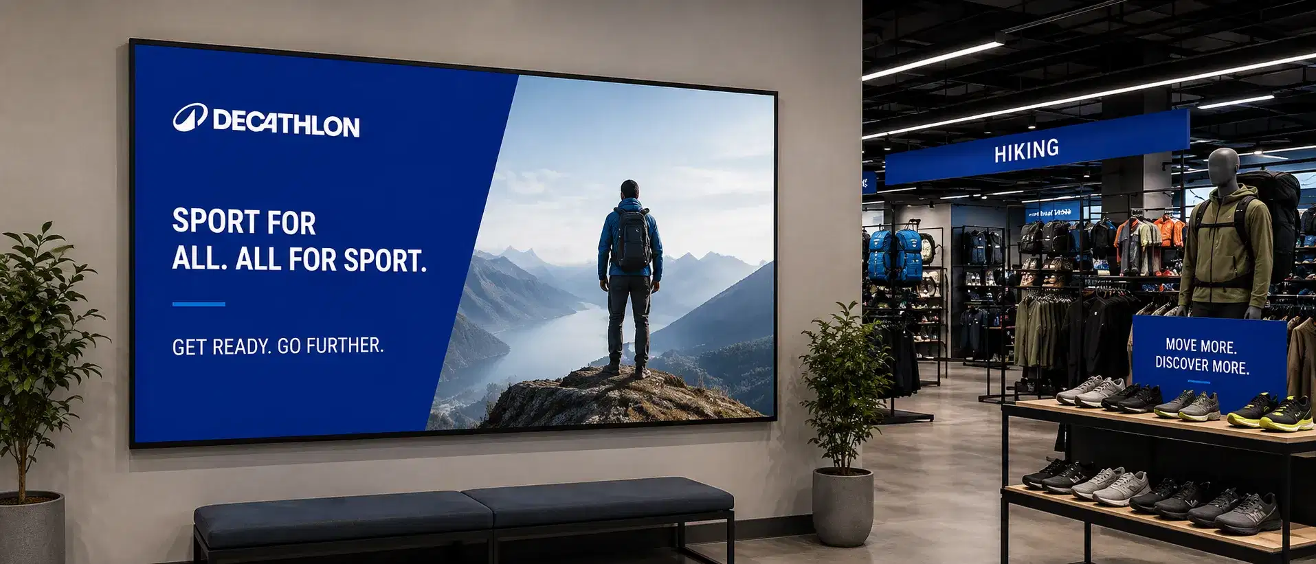 Decathlon retail digital signage case study Decathlon retail digital signage case study