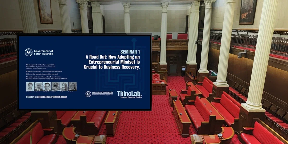 Government of South Australia case study Arogya Ahaara Eatery with Menu Board