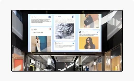 Digital menus display Digital menus display