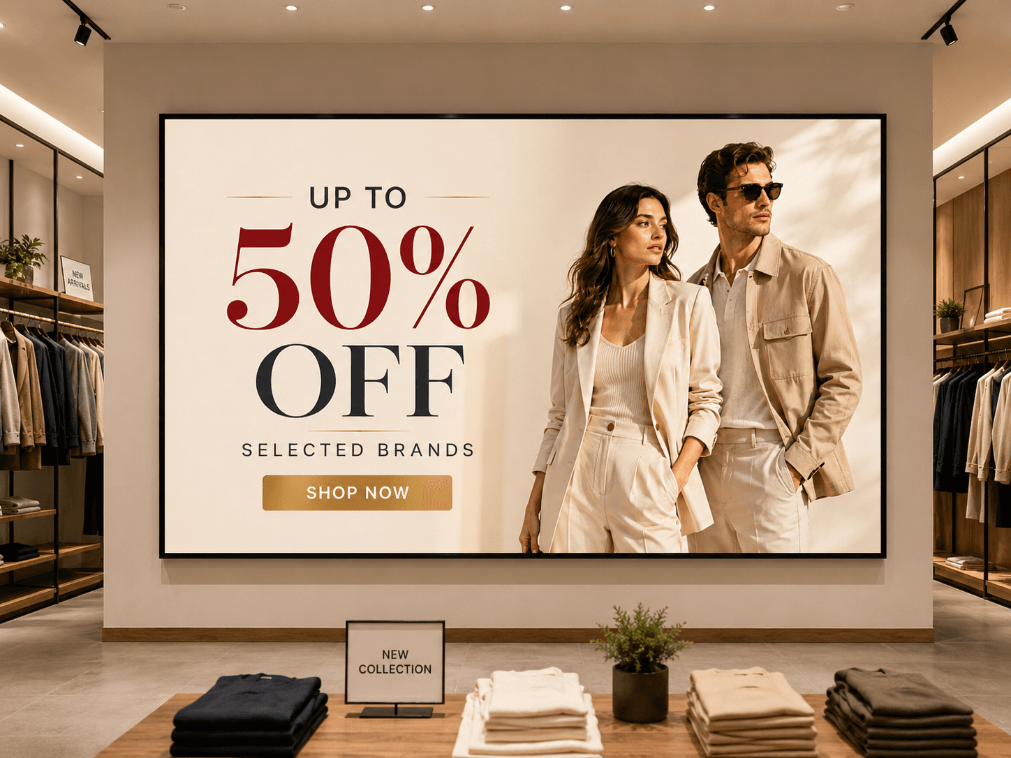 Retail digital signage overview across store formats Retail digital signage overview across store formats