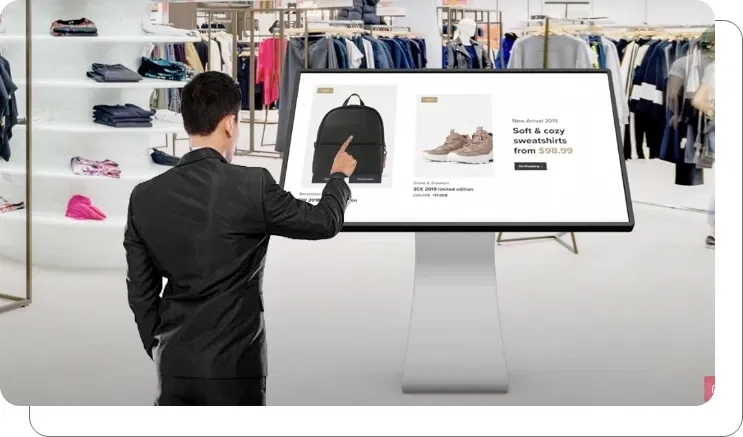 Digital kiosks providing personalized shopping assistance in shopping malls Digital kiosks providing personalized shopping assistance in shopping malls