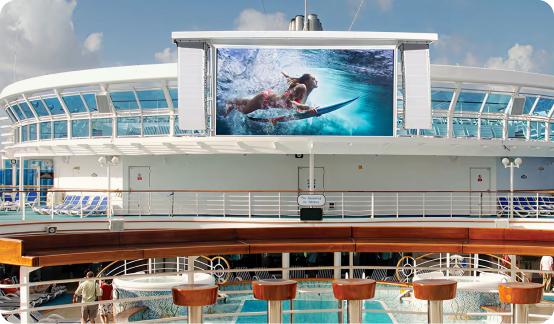 Cruise Lines digital signage Cruise Lines digital signage