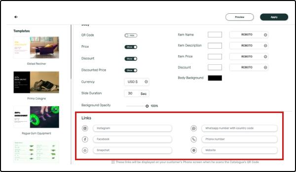 Add shareable social media links Add shareable social media links