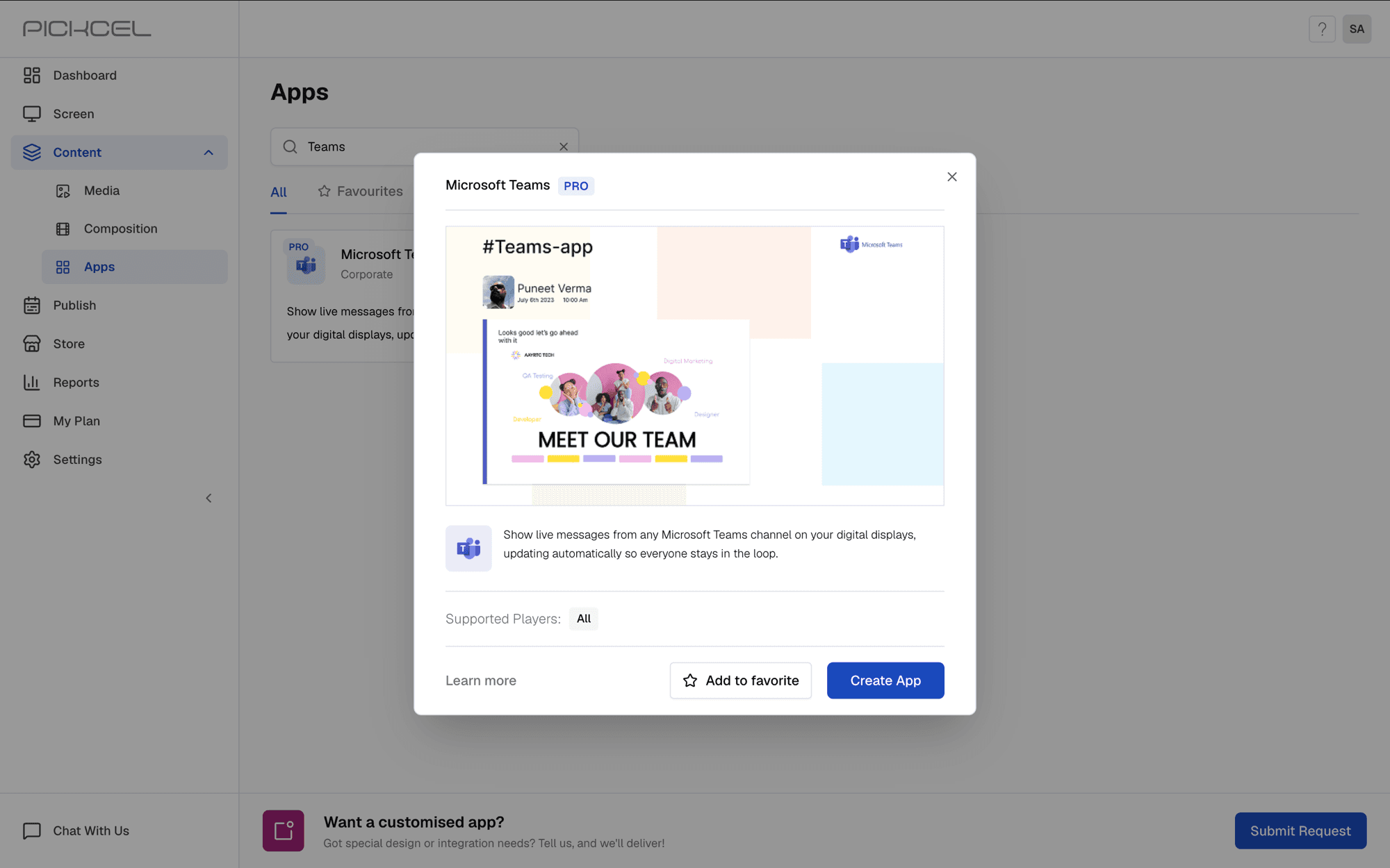 Click Create App Click Create App
