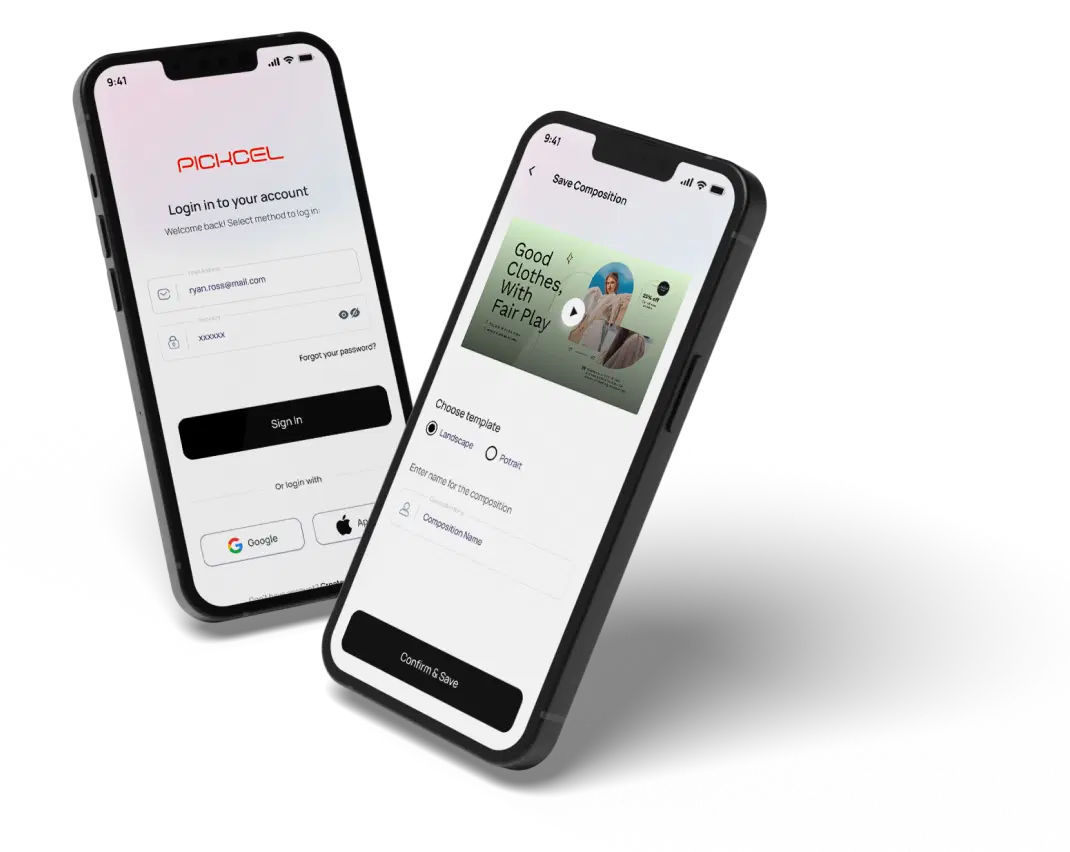 Pickcel Go App Pickcel Go App Interface