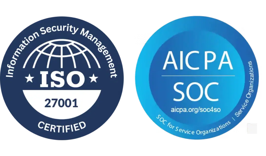 SOC2 and ISO certified SOC2 and ISO certified