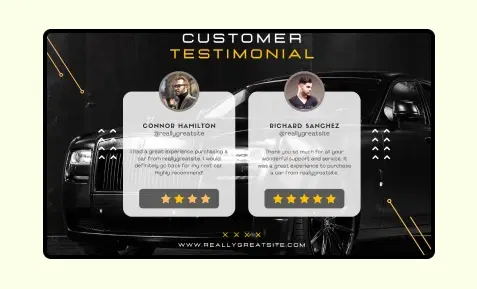Customer feedback & testimonials Customer feedback & testimonials