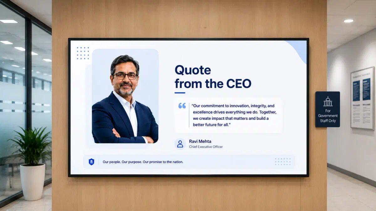 Government digital signage software