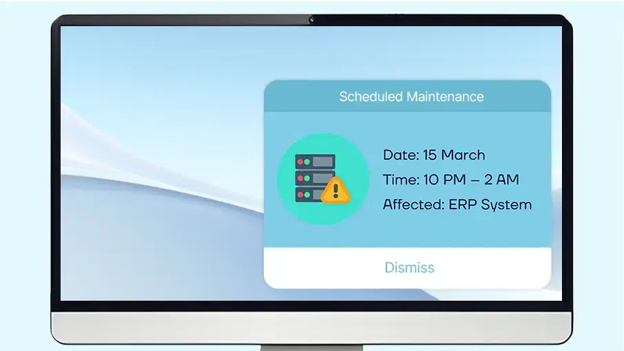 Screen outside a meeting room showing real-time room availability and floor directory