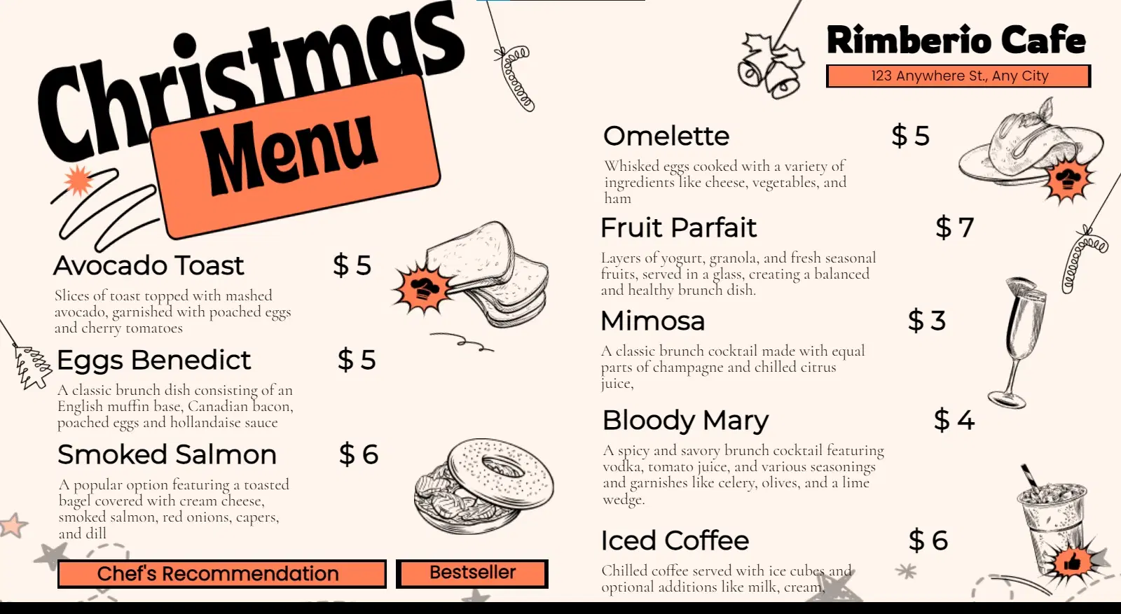 Christmas Menu Christmas Menu