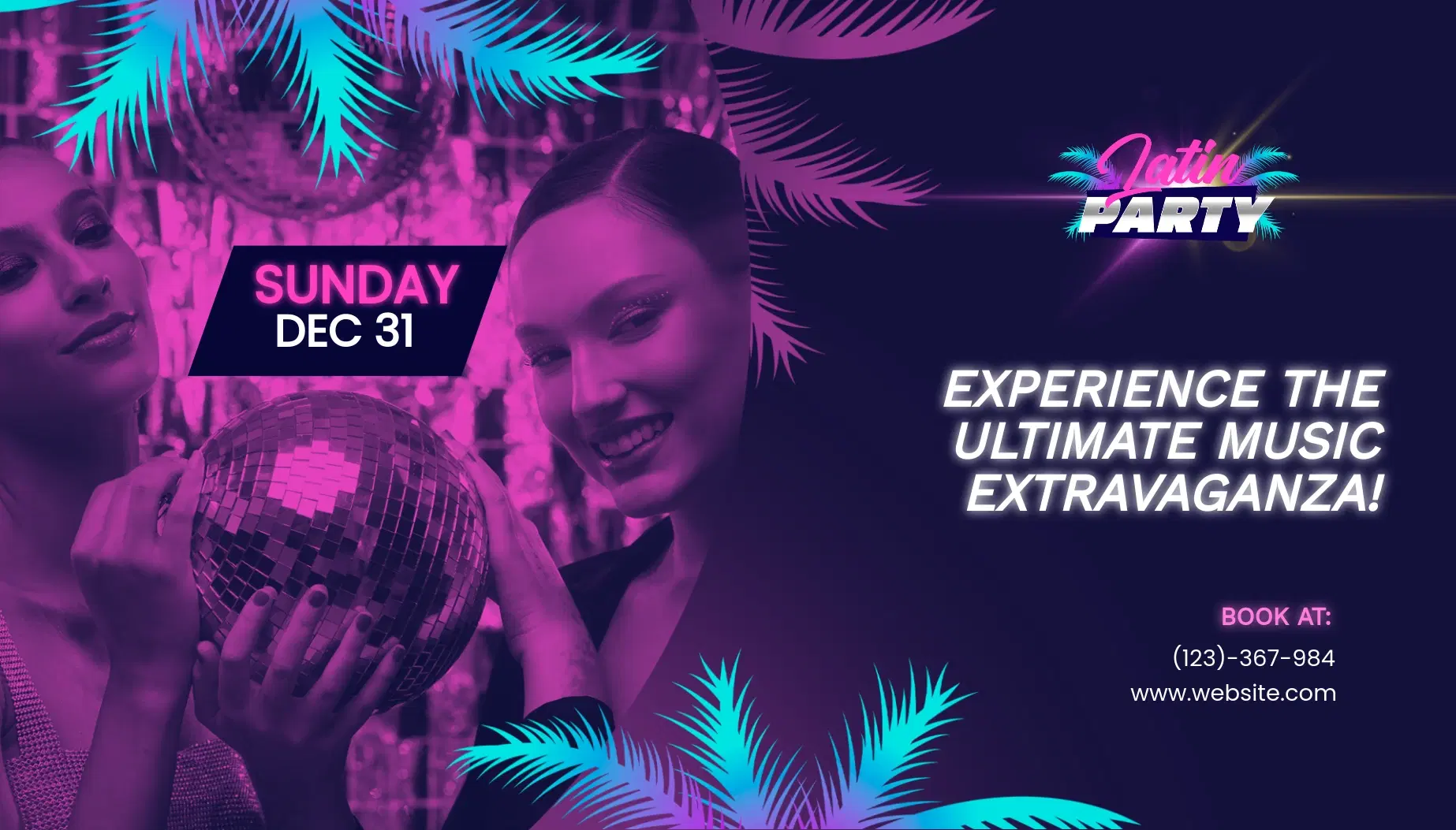 New Year Neon Party New Year Neon Party